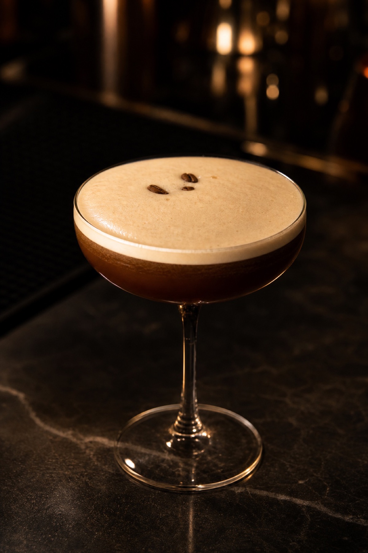 Espresso martini served at a Full Proof event